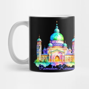 Watercolor Ramadan Mosque Mug